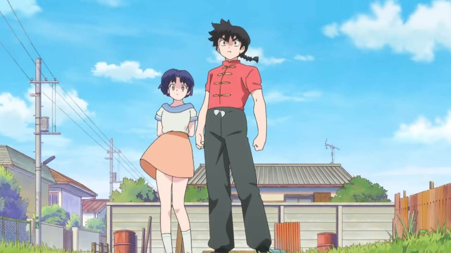Ranma and Akane, as seen in the new PV (Image via MAPPA)